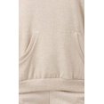 thumbnail image 6 of 2-Piece Set Sweater Knit Hoodie + Jogger Sweatpants - Heather Oatmeal, 6 of 6