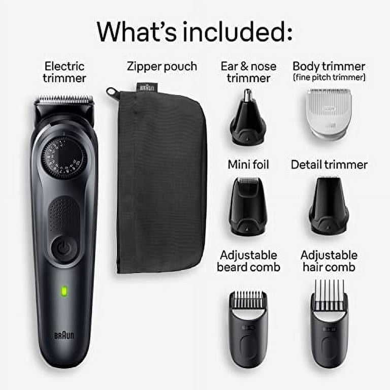 Braun All-in-One Style Kit Series 5 5480, 8-in-1 Trimmer for Men