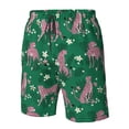 thumbnail image 5 of Naloa Tropical Leopard Men's Beach Shorts, Surfing shorts, Swim trunks, Quick Dry Swim Trunks for Surfing Beach Fun - 3X-Large, 5 of 9