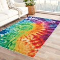 thumbnail image 1 of Tie Dye Rugs for Girls Room - Washable Rugs Tie Dye Rug & Home Decor, 2x3 Area Rug, Psychedelic Tie Dyed Rugs for Entryway, Non Slip Low Pile Small Indoor Door Mat, Rainbow Colorful Carpet, 1 of 7