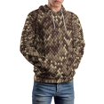 thumbnail image 5 of Snakeskin Brown Men's Women New Sweatshirt Hoodie Men's Plus Size Sweatshirt Hooded Sweatshirt 3d Printed Street Men's Cloth, 5 of 6