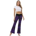 thumbnail image 2 of HDE Womens Pajama Pants Wide Leg Sleepwear Casual Loose Lounge Pant PJ Bottoms Purple Tie Dye 4X Plus, 2 of 6