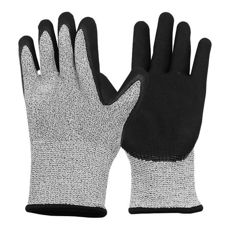 

1 Pair Nitrile Frosted Cut Proof Gloves Fingertip Reinforced Knitting Comfortable Hand Protection Equipment Anti-cutting Gloves for Factory