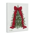 thumbnail image 3 of Stupell Industries Festive Greenery with Ribbon Canvas Wall Art, design by Sara Baker, 40 x 30, 3 of 7
