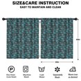 thumbnail image 2 of Blackout Kids Curtains,DarkGreen Cartoon Dinosaurs Silhouette Pattern Childrens Insulated Curtains Set Of 2,Bedroom Essentials,Toddler Room Decor 52"x63", 2 of 5