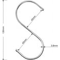 thumbnail image 4 of Metal Material Hooks For Everyday Use, Stainless Steel S Shaped Hangers That Are Easy To Install, No Screws Or Adhesives Required, Perfect For Multiple Spaces, 4 of 8