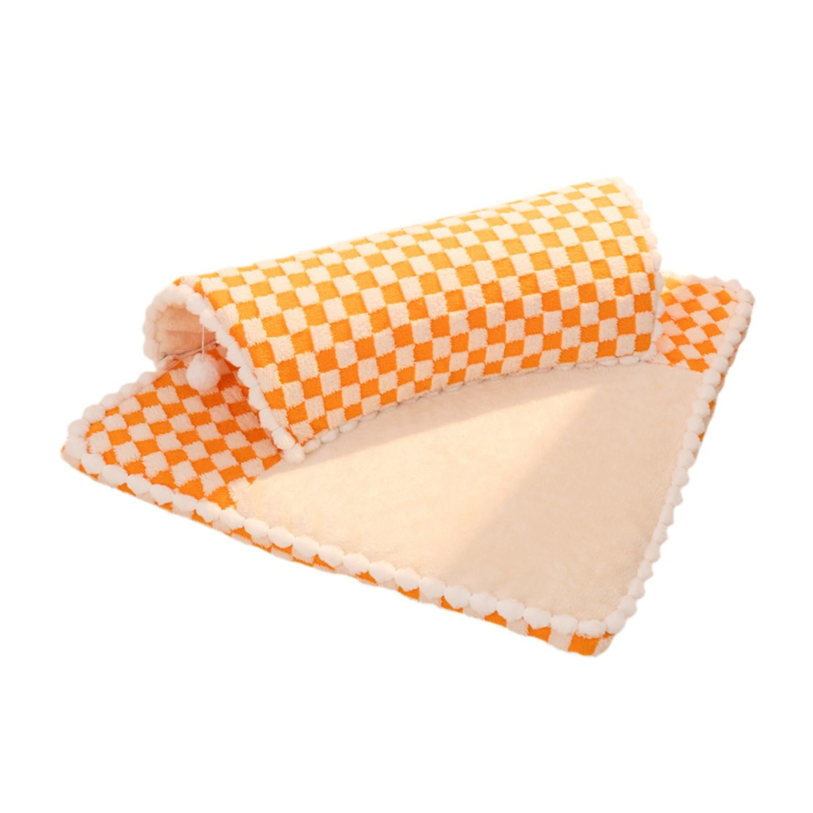 Bvdfgk Cat Tunnel Bed for Indoor Cats Interactive Toy with s Kitty Training Orange L