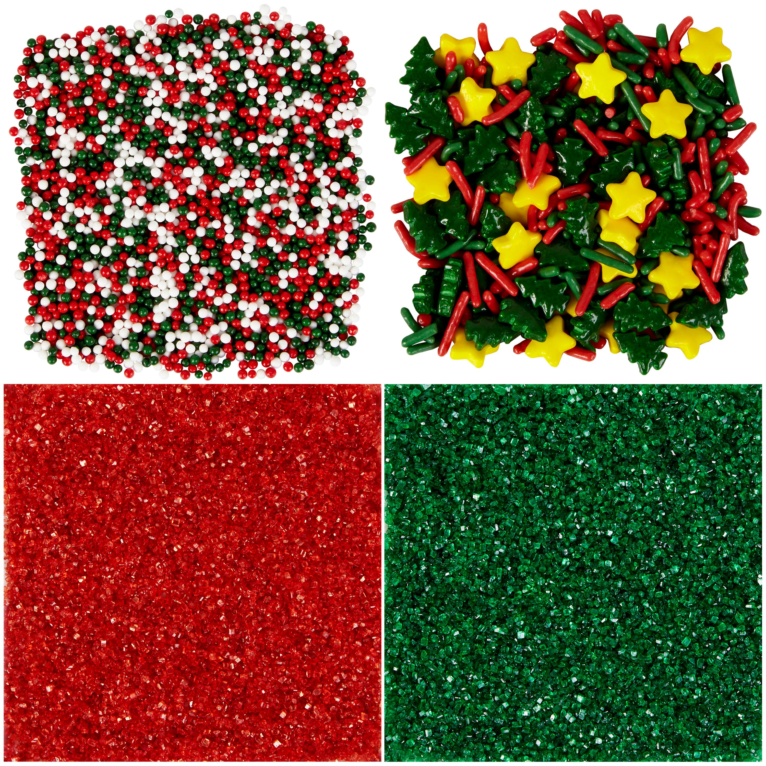 Wilton Sprinkles Holiday Christmas Mega Set, 4 pack, 19.3 oz. - image 3 of 7