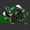 green, variant on 1:32 Scale Alloy Diecast Motorcycle Model, Simulated Miniature Bike Replica with Pull‑Back Drive Function, Realistic Collectible Ornament, Desktop and Shelf Display Decor for Motorcycle Hobby Enthusi