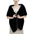 thumbnail image 4 of Luxury Faux Furs Shoulder Wrap For Winter Wedding Dress Outdoor Ceremonies Soft Warm Shawl for Women Evening Party Wear, 4 of 8