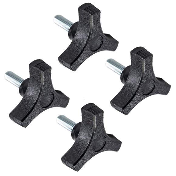Perilla de tuerca mariposa para plataforma de cortacésped 3/8-16 x 1-1/4, xamily, paquete de 4