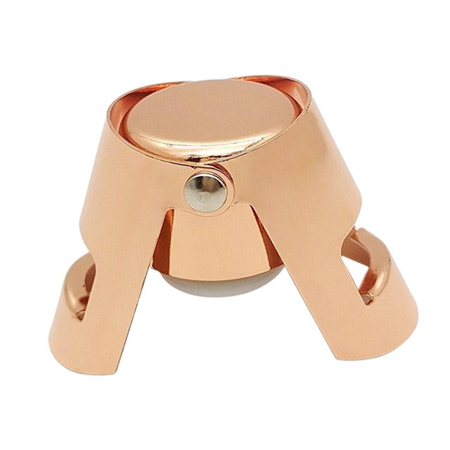 Tapón para botella de champán, sellador de tapón para botella, protector de retención de burbujas para el día , amigos del Cava, champán, vino espumoso BLESIY Tapón de botella