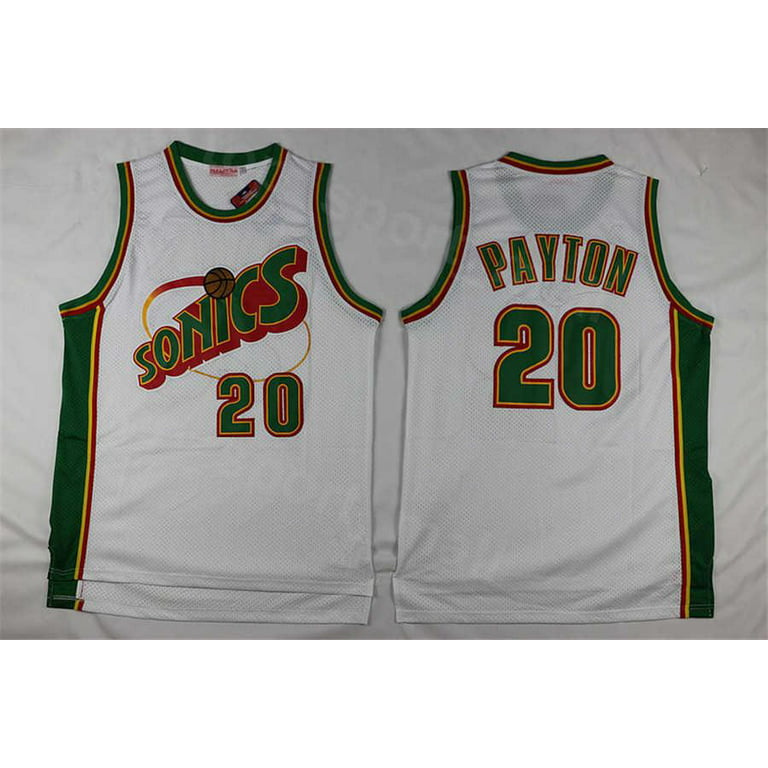 NBA_ Men Basketball Shawn Kemp Jersey Gary Payton Kevin Durant Ray Allen  Stitched Green Yellow White Red Home Away Breathable Wholesale''nba''jersey  