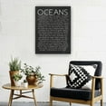 thumbnail image 2 of Oceans Song Lyrics Wall Art Prints Poster Pictures Giclee Fine Art Decoration Kitchen Canvas Artwork Pictures for Living Room Modern Decorative, 2 of 6