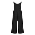 thumbnail image 4 of CEHVOM Combinaisons Rétro de Mode pour Femmes, Bretelles, Combinaison une Pièce Unie, Pantalon en Coton, 4 of 6