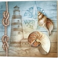 thumbnail image 2 of Great Art Now Lighthouse B by Tom Wood 2 Piece Canvas Art Set Each 14"W x 14"H, 2 of 3