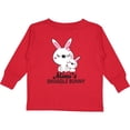 thumbnail image 3 of Inktastic Mimis Snuggle Bunny Easter Girls Long Sleeve Toddler T-Shirt, 3 of 5