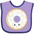 thumbnail image 3 of Inktastic White Donut Boys or Girls Baby Bib, 3 of 4