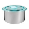 thumbnail image 2 of Avdolw Récipient de Stockage Alimentaire en Acier Inoxydable 304 avec Couvercle, Sans BPA, Boîte à Lunch Étanche pour Réfrigérateur et Cuisine, Réutilisable, Lavable au Lave-Vaisselle (1x), 2 of 6