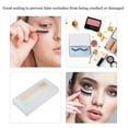 thumbnail image 2 of Soimiss 25pcs Eyelash Storage White Glitter Paper Space Saving Makeup Table Eyelashes, 2 of 5