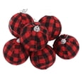 thumbnail image 4 of Adornos de Bolas de Navidad 6 Piezas Adornos de árbol de Navidad de 276 Pulgadas para Decoraciones de árboles de Navidad Adornos de Bolas a Cuadros para la Decoración del Anggrek Otros, 4 of 8