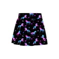 thumbnail image 2 of Zaldita Girls Swim Skirts Cute Elastic Print Swim Bottoms for Bathing Pool Beach Swimming Surfing Black 10, 2 of 5