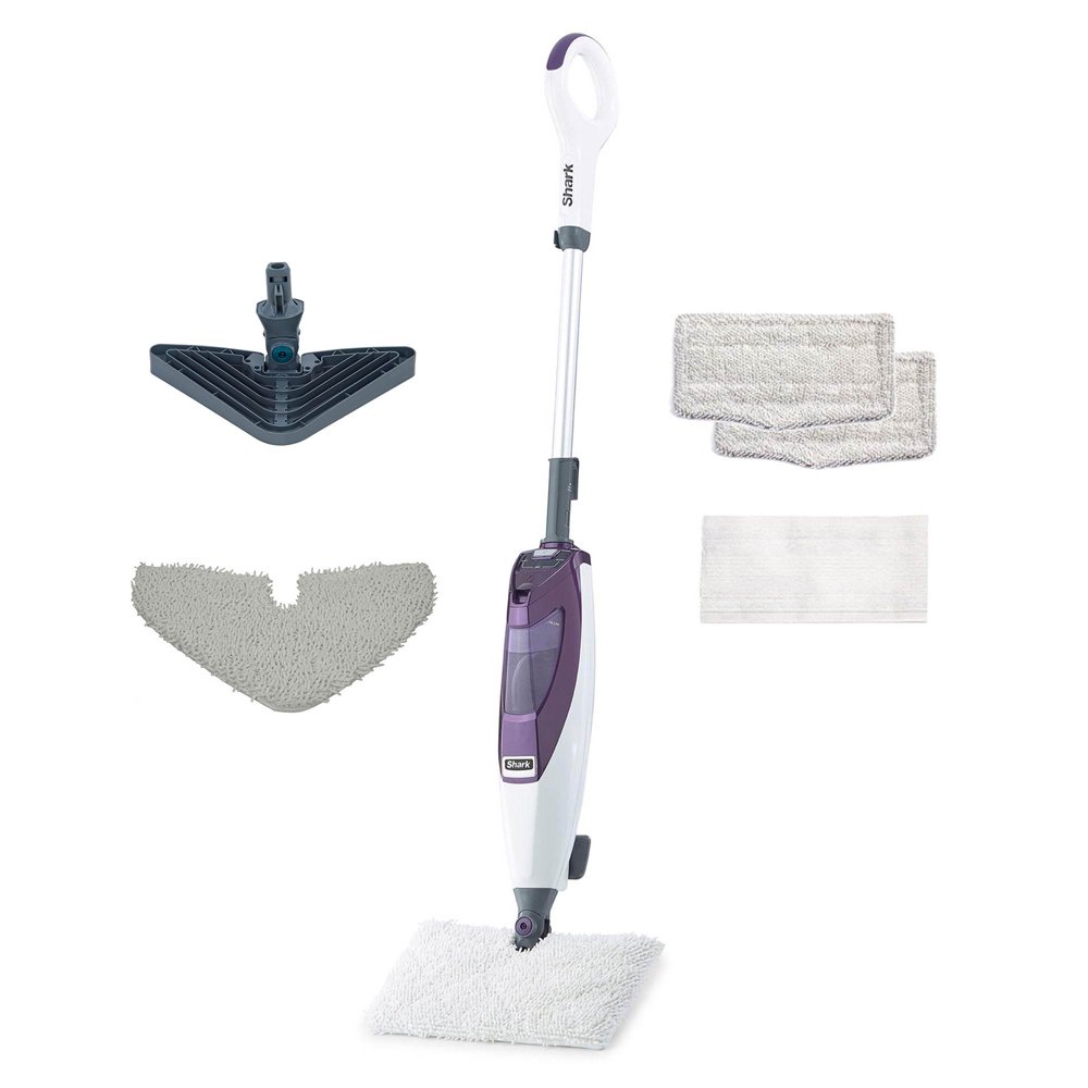 Shark Blast & Scrub Steam Pocket Mop + Bonus Triangle Mop Head