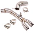 thumbnail image 2 of Motorcycle Exhaust Pipe Slip On Original Muffler Stainless Steel Pipe Exhaust Link Pipe For CB1000R 2008-2018, 2 of 4