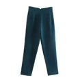 thumbnail image 1 of TRAF-ropa de oficina a la moda, pantalones de cintura alta para mujer, pantalones formales, trajes de oficina, pantalones lápiz, pantalones negros, rosas y blancos para mujer, 1 of 5