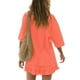 thumbnail image 4 of Conjunto de falda de dos piezas Panadila para mujer, casual, naranja (L), 4 of 4
