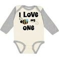thumbnail image 3 of Inktastic 1st Birthday Bee Boys or Girls Long Sleeve Baby Bodysuit, 3 of 5