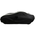 thumbnail image 6 of 2016-2023 Mazda MX-5 Miata Indoor/Outdoor Car Cover - Ultraguard Plus Water Resistant 300 Denier Protection - Custom Fit Black with Gray Stripes, 6 of 7