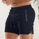 thumbnail image 2 of Pantalones de gimnasio ajustados para hombre - Poliéster elástico para correr - Ligeros y transpirables - Entrenamientos de verano, S-XXL, 2 of 5
