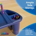 thumbnail image 3 of Lollipop PJ Masks Portable Plastic Lap Desk for Kids - Floor, Couch, Bed & Car Activity Tray Table with Cup Holder, Blue, 3 of 6