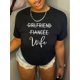 thumbnail image 1 of Monogrammed short sleeve T-shirt, summer and spring women's casual top, cotton breathable regular Tee For Adult, Men, Women, Teen, Teenager, Adolescent, Youth, 1 of 5