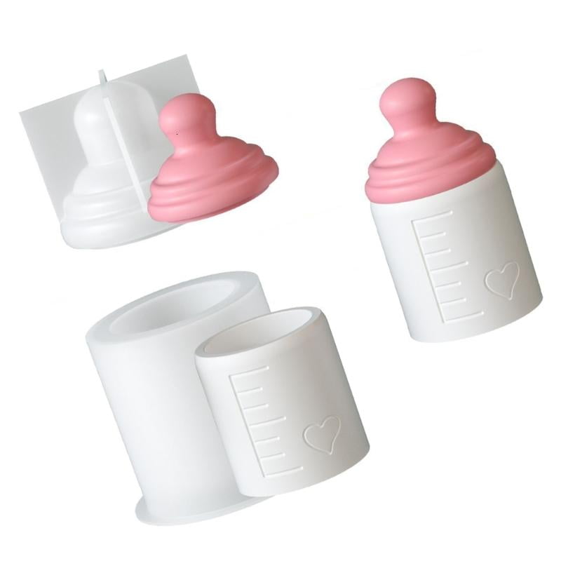 CEORPER Baby Bottle Themed Silicone Mold Ideal For Making Jewelry Storage Container