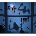 thumbnail image 1 of Halloween Window Cling Sticker, Bloody Handprint For Home Party Supplies Shop Window Glass Display Decoration, 1 of 4