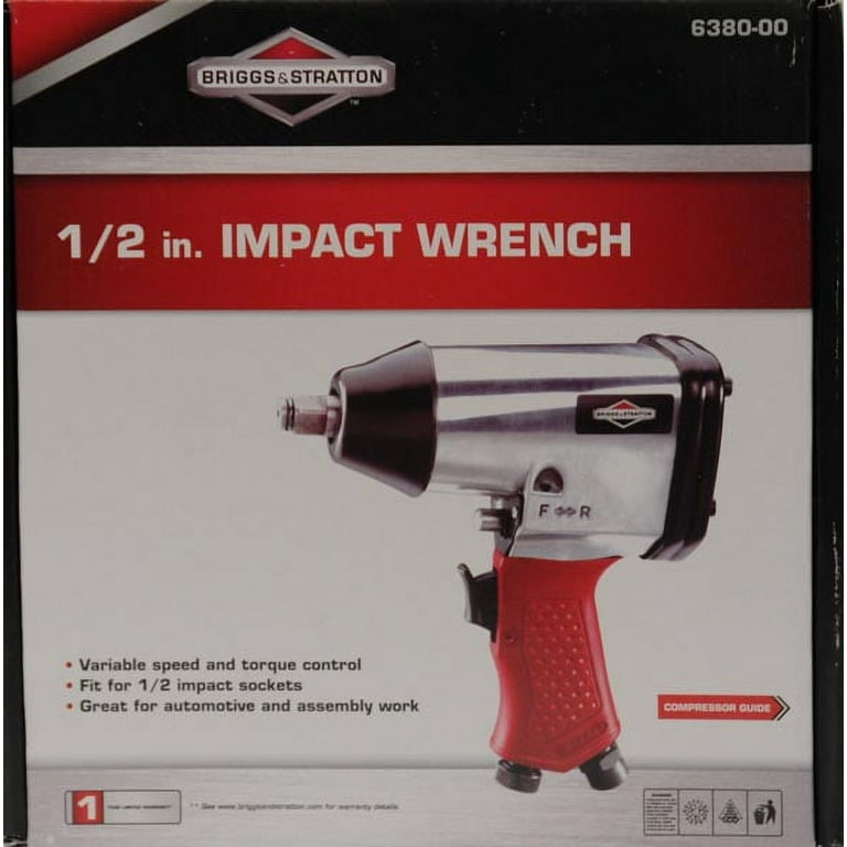 Briggs & Stratton 1 1/2 in. Square Drive Pneumatic Impact Wrench Briggs & Stratton 1 1/2 in. Square Drive Pneumatic Impact Wrench