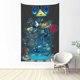 thumbnail image 1 of Tapiz de Bill Cipher para dormitorio, estampado artístico para colgar en la pared, pósteres estéticos, tapices de fondo para sala de estar, dormitorio, regalo para fanáticos, 60 x 40 pulgadas, 1 of 8