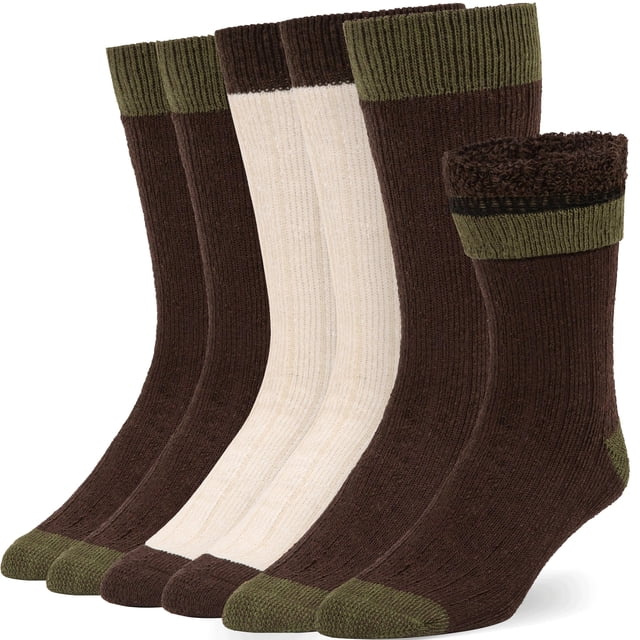 Calcetines de senderismo de lana merino Alvada, térmicos y cálidos, 3 pares