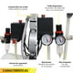thumbnail image 5 of Compresor Dental Aire 1 HP 25 L Gutstark Home Silencioso 127v 2 Pistones 116 Psi Libre Aceite, 5 of 9