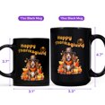 thumbnail image 4 of Happy Thanksgiving Cocker Spaniel Welcome Thankful Fall Autumn Pumpkin Mug Cockers Dog Lover Gifts Coffee Tea Cup - 02021, 4 of 4