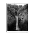 thumbnail image 4 of Stupell Industries Ithaca Cliffside Waterfall Black White Nature Landscape Photography White Framed Art Print Wall Art, 16x20, by Nick Saez, 4 of 5