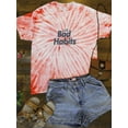 thumbnail image 3 of Good Heart Bad Habits Tie Dye Cyclone Women -Image by Shutterstock, Female XX-Large, 3 of 4