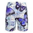 thumbnail image 6 of Naloa Butterflies Men's Beach Shorts, Surfing shorts, Swim trunks, Quick Dry Swim Trunks for Surfing Beach Fun - X-Large, 6 of 9