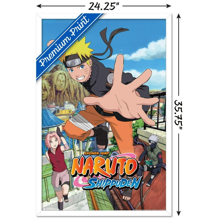 Naruto Shippuden - Jump Wall Poster, 22.375