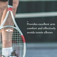 thumbnail image 4 of 3Pcs Long Tennis Racket Shock Absorber Shockproof Damper Replacement Reduce Racquet Accessories-Black, 4 of 5
