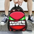 thumbnail image 6 of Lsque Geometry Dash Travel Laptop Backpack, Business Slim Sturdy Laptops Backpack, Water Resistant College School Computer Bag Gift for Men & Women Fits 15.6 Inch Notebook, 6 of 6