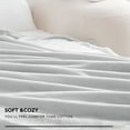 thumbnail image 5 of Deconovo Fleece King Size Blankets for Bed - Bed Blanket King Size Soft Lightweight Plush Cozy Fuzzy Luxury Microfiber, 90x108 inches, Grey, 5 of 6