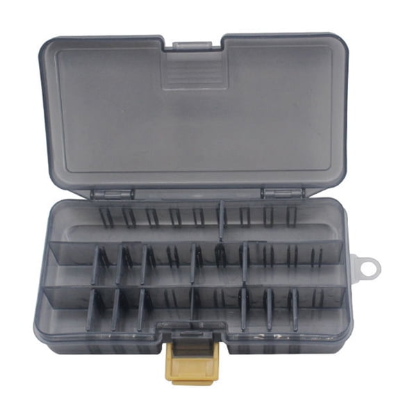 Plastic Fishing Tackle Box Fishing Lure Storage Case Fishing Bait Storage Organizer with Removable Dividers